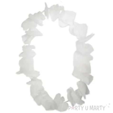 naszyjnik hawajski classic bialy folat 50 cm