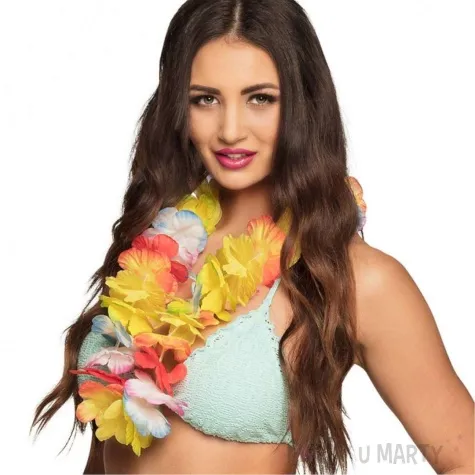 naszyjnik hawajski classic duze kwiaty boland 45 cm