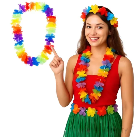 naszyjnik hawajski classic mix godan 104 cm