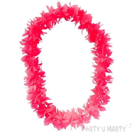 naszyjnik hawajski classic rozowy carnival toys 90cm