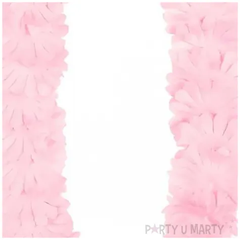 naszyjnik hawajski classic rozowy jasny partydeco 120 cm