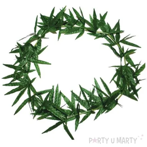 naszyjnik hawajski liscie tropiku funnyfashion