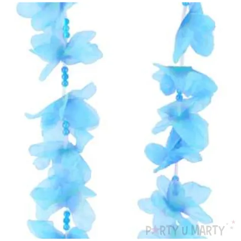 naszyjnik hawajski motylki motyle turkusowy godan 50 cm