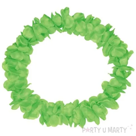 naszyjnik hawajski neon zielony folat 90 cm
