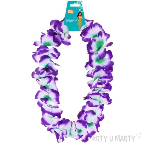 naszyjnik hawajski ombre fioletowo zielone godan 45 50 cm