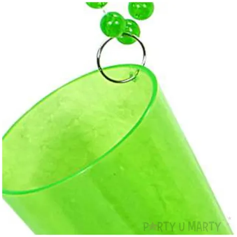 naszyjnik kieliszek shot zielony widmann