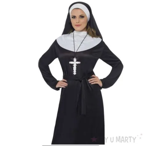 naszyjnik krzyz srebrny ornament smiffys 16 cm