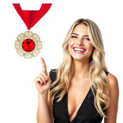 naszyjnik medalion wampira czerwony widmann