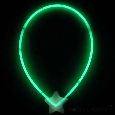 naszyjnik swietlik neon zielony arpex