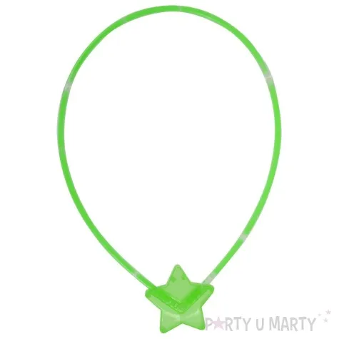 naszyjnik swietlik neon zielony arpex