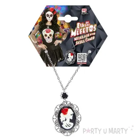 naszyjnik szkielet madame dia de los muertos widmann
