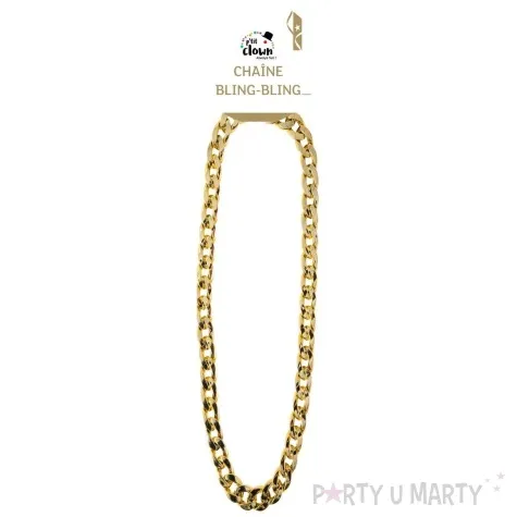 naszyjnik zloty lancuch ptitclown 75 cm