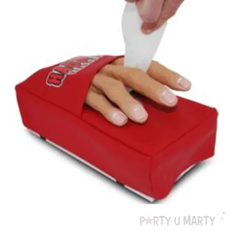 nawiedzone chusteczki czerwone