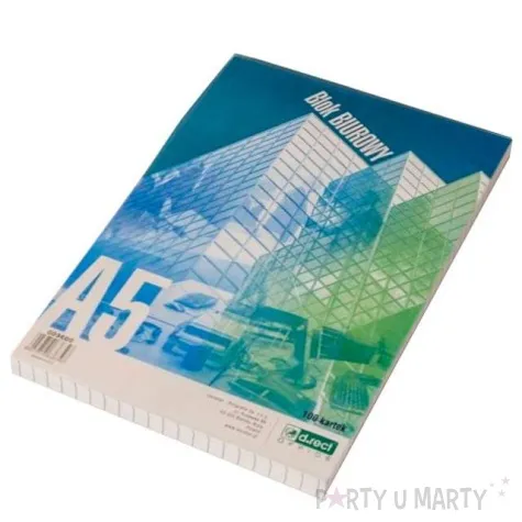 notatnik blok biurowy kratka a5 d rect 100 ark