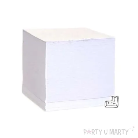 notes kostka nieklejona biala 85x85x80 d rect 800 szt