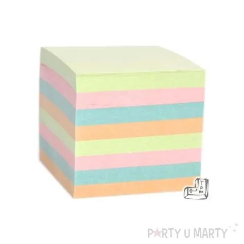 notes kostka nieklejona mix 85x85x80 d rect 800 szt