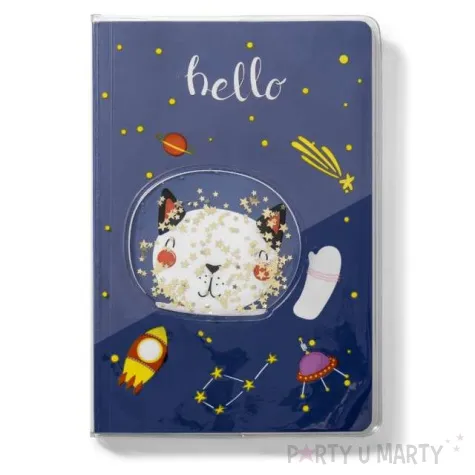 notes kotek w kosmosie srebrny gadgetmaster a5 96 kart