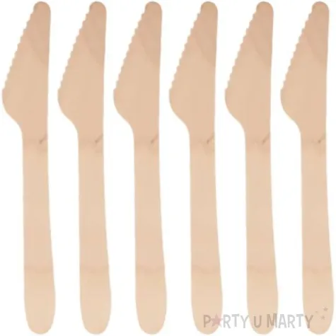 noze drewniane elegant naturalne ravi 6 szt