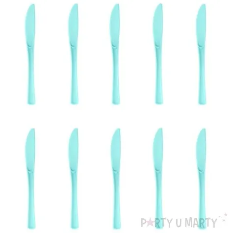 noze plastikowe classic blekitne partypal 10 szt