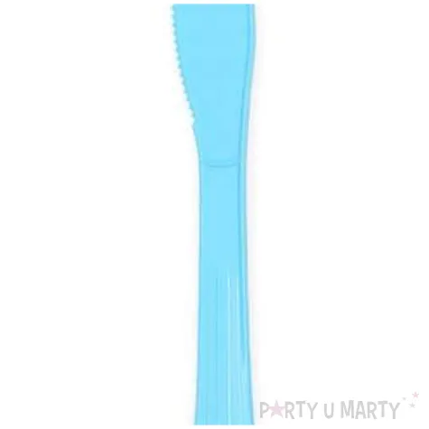 noze plastikowe classic partypal niebieskie 20 szt