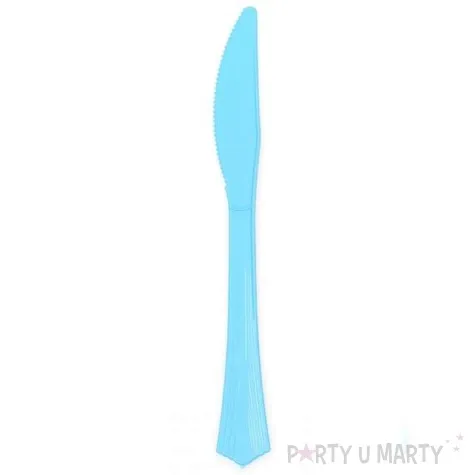 noze plastikowe classic partypal niebieskie 20 szt