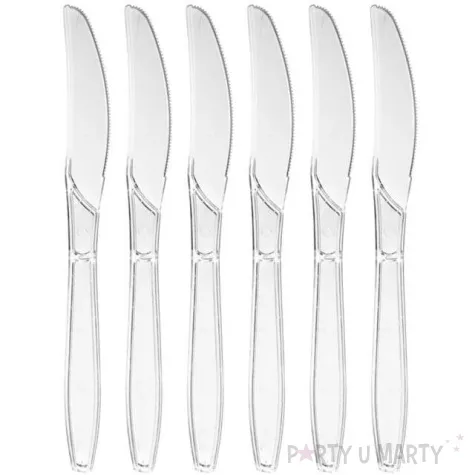 noze plastikowe premium transparentne ravi 6 szt