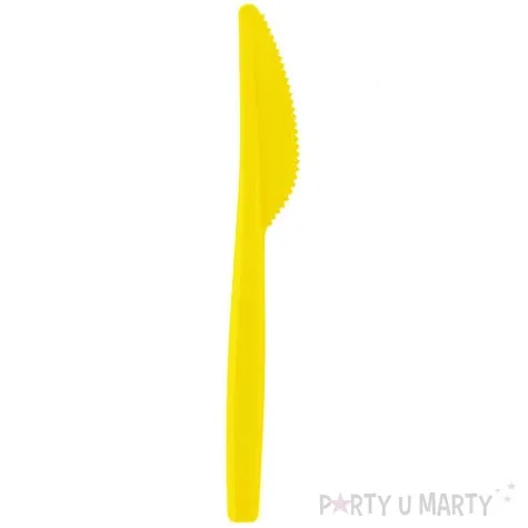 noze plastikowe soczyste kolory zolty arpex 10 szt