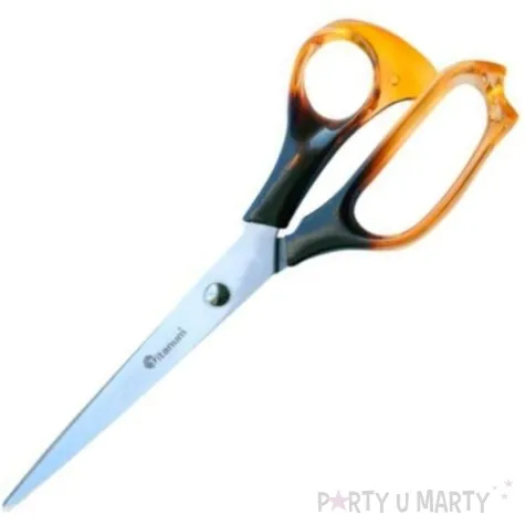 nozyczki ergonomiczne brazowe titanum 21 cm