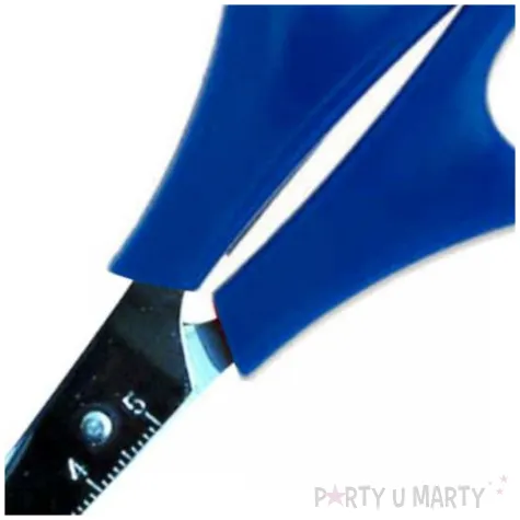 nozyczki szkolne z podzialka niebieskie fun joy 13 cm