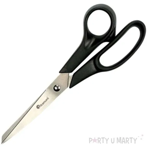 nozyczki uniwersalne czarne titanum 19 cm