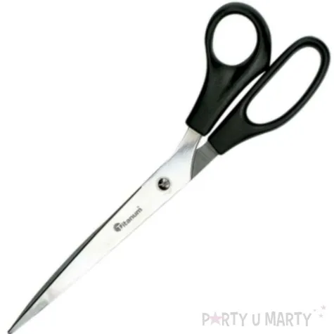 nozyczki uniwersalne czarne titanum 25 cm