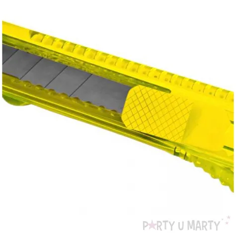 nozyk budowlany noz do tapet wysuwany zolty 15 cm