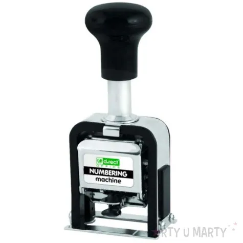 numerator automatyczny metalowy czarny d rect 6 cyfr 4 5 mm