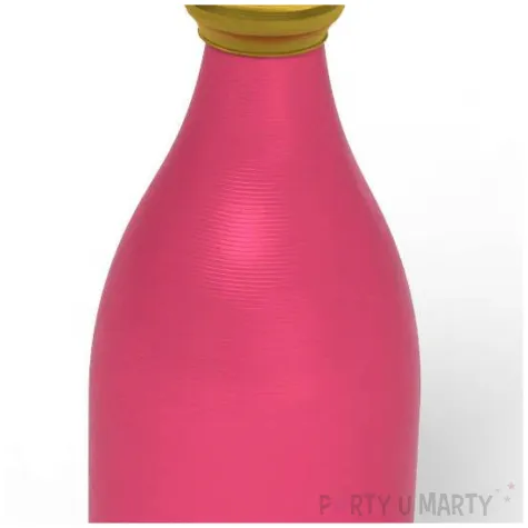 obciaznik do balonow butelka szampana rozowy 120g