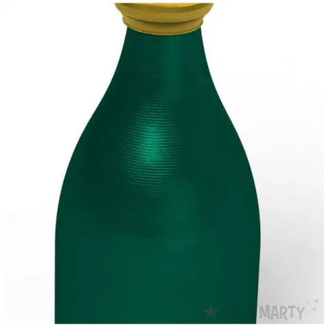 obciaznik do balonow butelka szampana zielony 120g