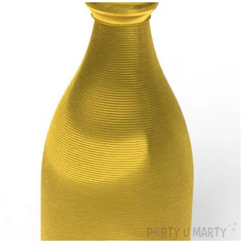 obciaznik do balonow butelka szampana zloty 120g