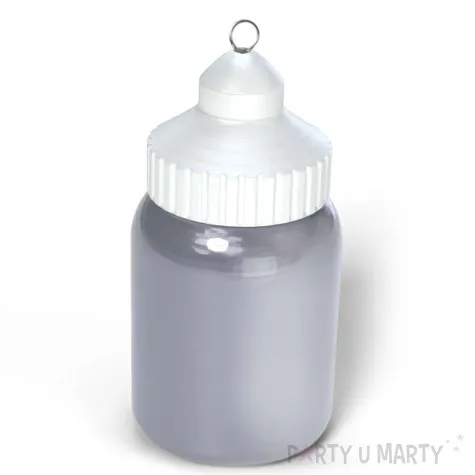 obciaznik do balonow butelka ze smoczkiem srebrny 80 g