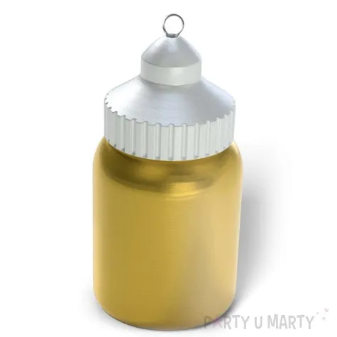 obciaznik do balonow butelka ze smoczkiem zloty 80 g