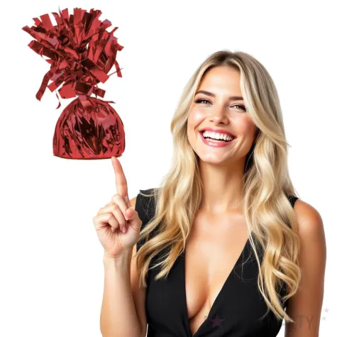 obciaznik do balonow classic czerwony partypal 145 g