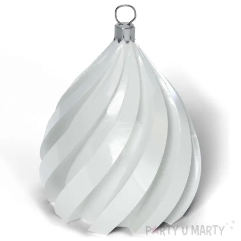 obciaznik do balonow crazy bialy metaliczny 70g