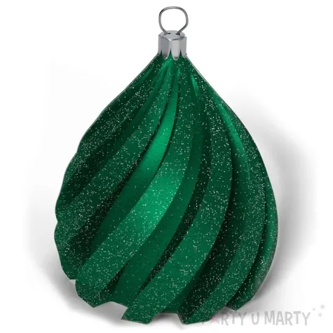 obciaznik do balonow crazy brokat zielony 70g