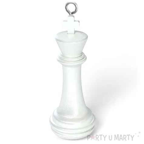 obciaznik do balonow figura szachowa krol bialy 100g