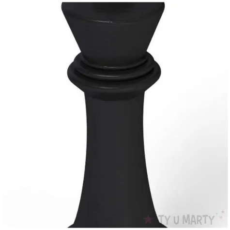 obciaznik do balonow figura szachowa krol czarny 100g
