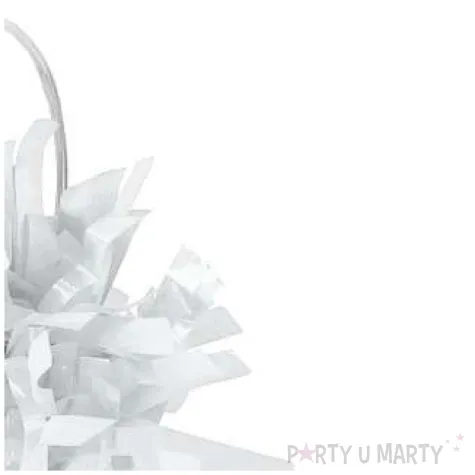 obciaznik do balonow foliowy bialy godan 145g