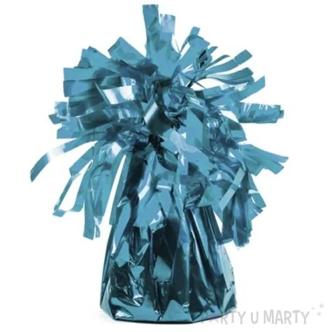 obciaznik do balonow foliowy blekitny partydeco 4 szt