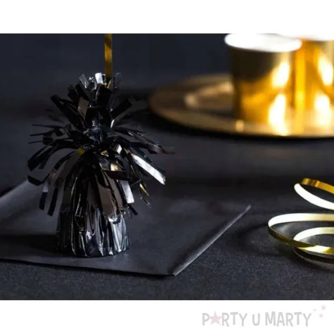 obciaznik do balonow foliowy czarny godan 145g