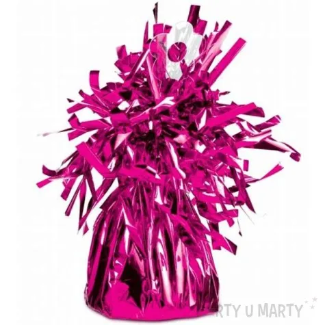 obciaznik do balonow foliowy magenta qualatex
