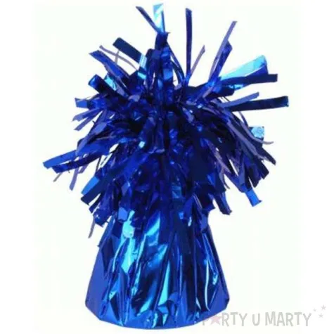 obciaznik do balonow foliowy niebieski oaktree