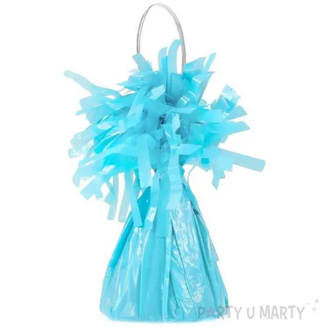 obciaznik do balonow foliowy niebieski pastelowy godan 145g