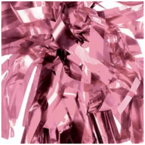 obciaznik do balonow foliowy rozowe zloto partydeco 4 szt